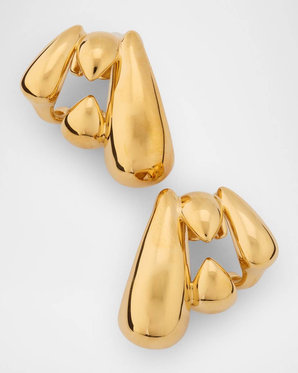 Feline Golden Multi Earcuff Earrings